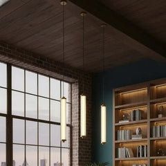 Suspension Tiffany verticale Diamant – Luminaire design LED dimmable élégant