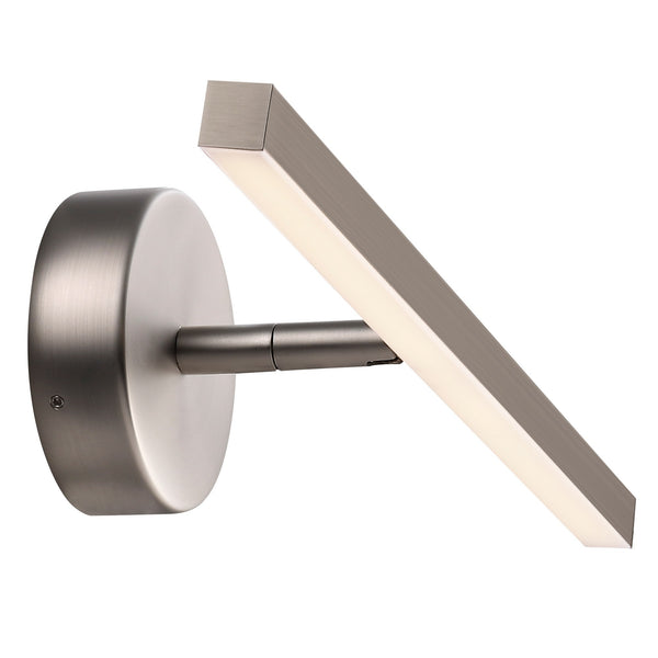 Applique murale LED Ip S13 40 acier brossé