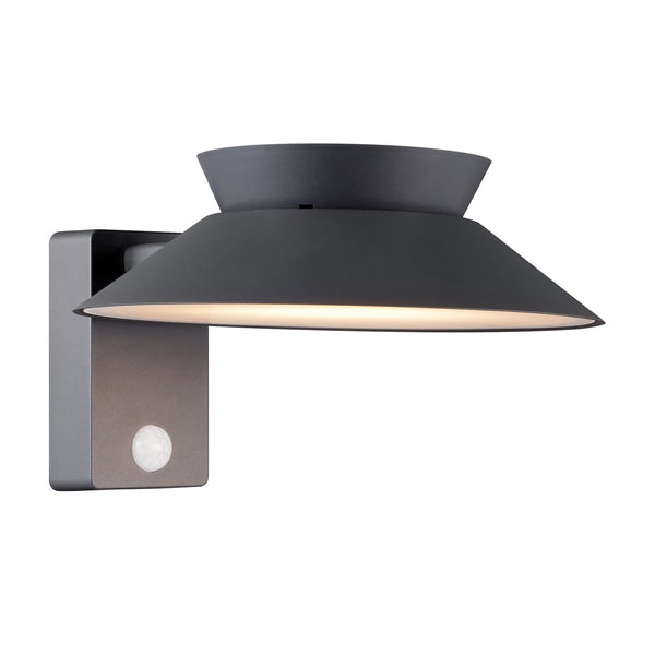 Applique extérieure LED Justina solaire anthracite, IP44