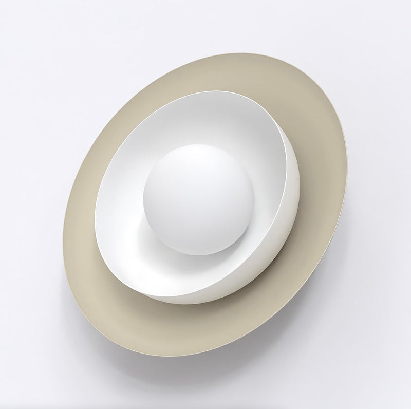 Wandleuchte Poppi mocha weiß