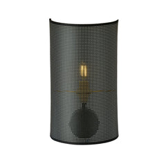 Wandleuchte Aston schwarz und gold