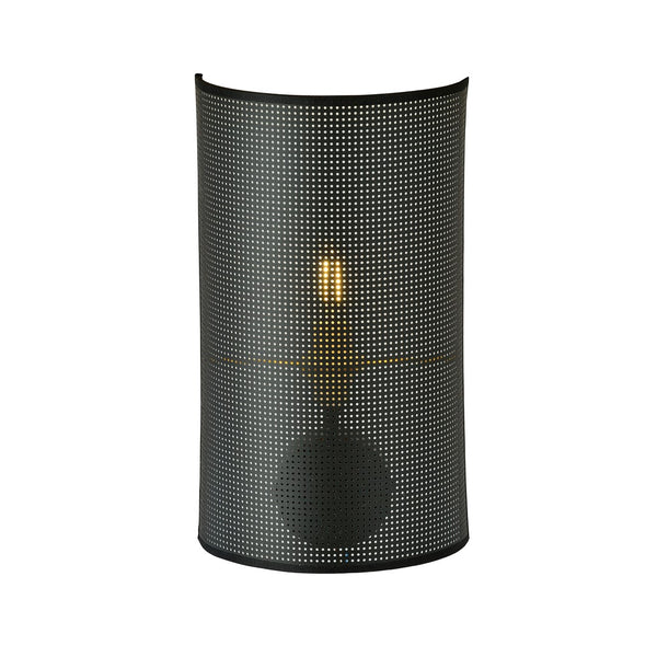 Wandleuchte Aston schwarz und gold