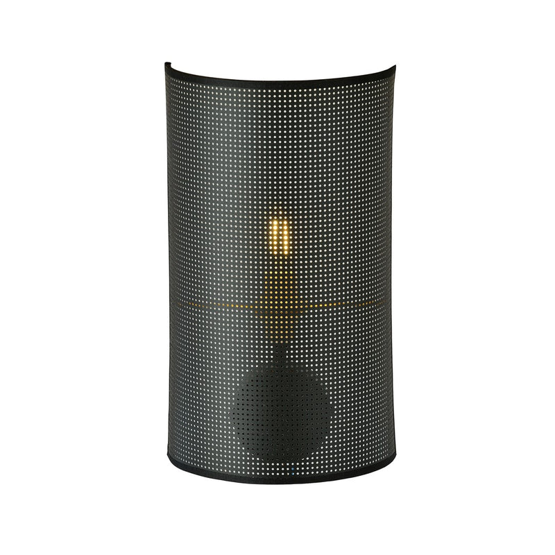 Wandleuchte Aston schwarz und gold