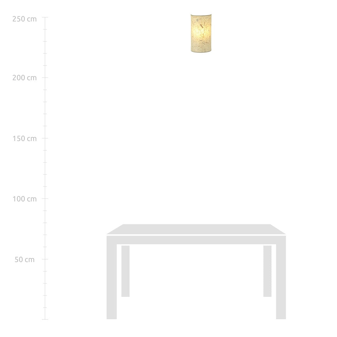 Mise en ambiance murale au-dessus d'une table, repère d'échelle jusqu'à 250 cm