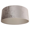 Lampenschirm K1066GS aus silbernem Samt