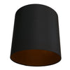 Lampenschirm 30 cm rund unifarben schwarz *M*