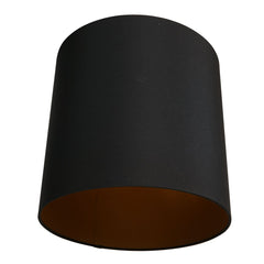 Lampenschirm 30 cm rund unifarben schwarz *M*