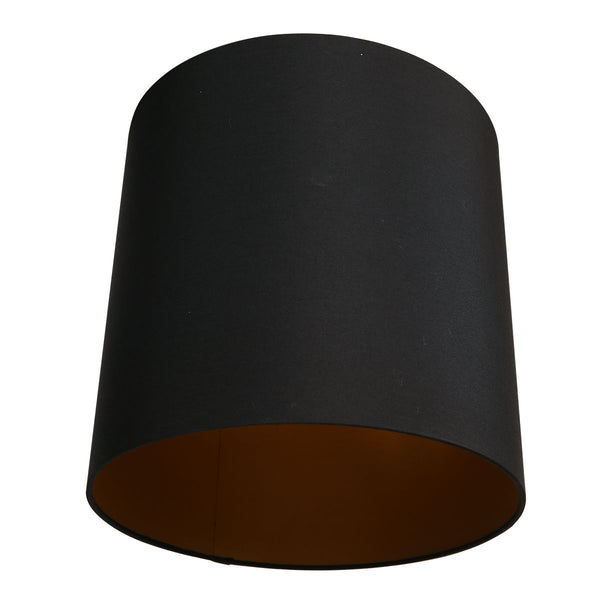 Lampenschirm 30 cm rund unifarben schwarz *M*