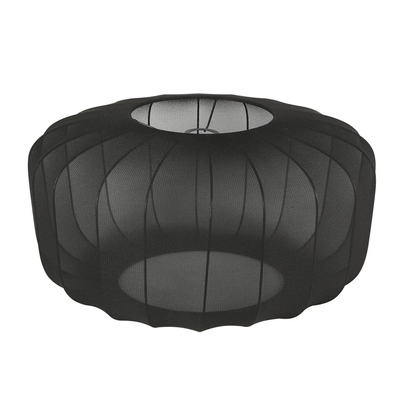 EIN Lampenschirm 60×30 cm schwarz