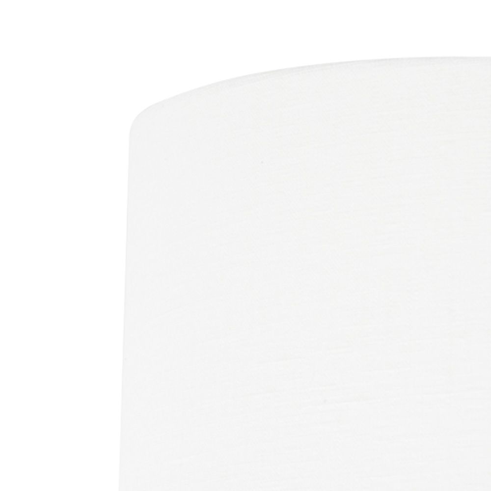 Détail du bord supérieur légèrement arrondi et de la couture du tissu