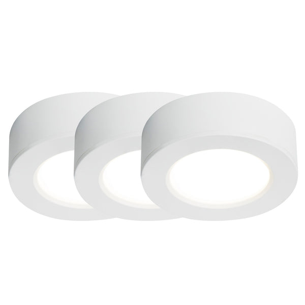 Spot en saillie LED Kitchenio 3-Kit blanc