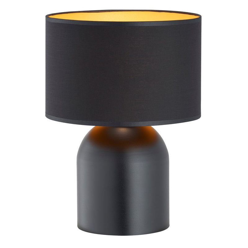 Tischleuchte Aspen schwarz und gold