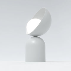 Boto Nachttischlampe, 1-flammig, grau