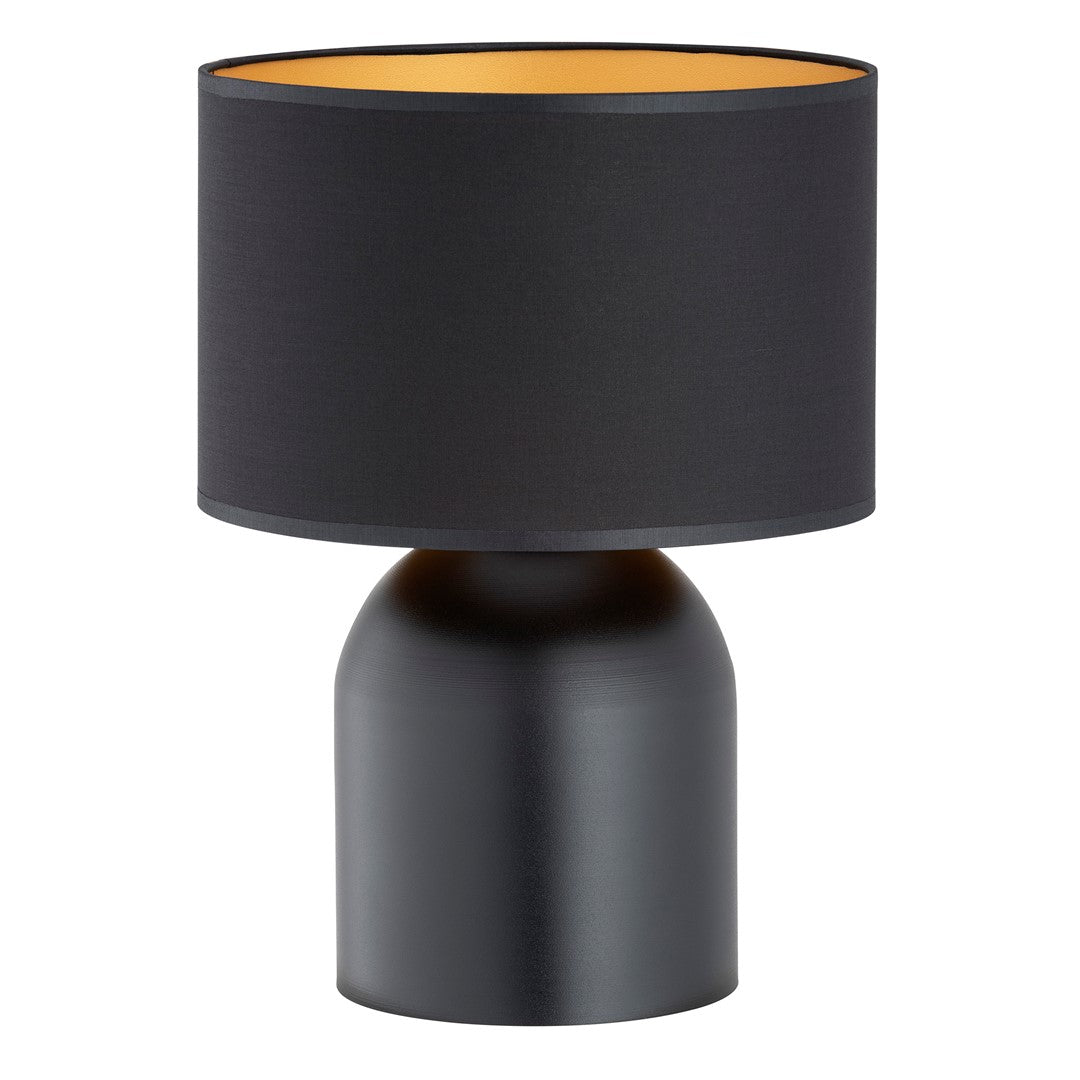 Tischleuchte Aspen schwarz und gold