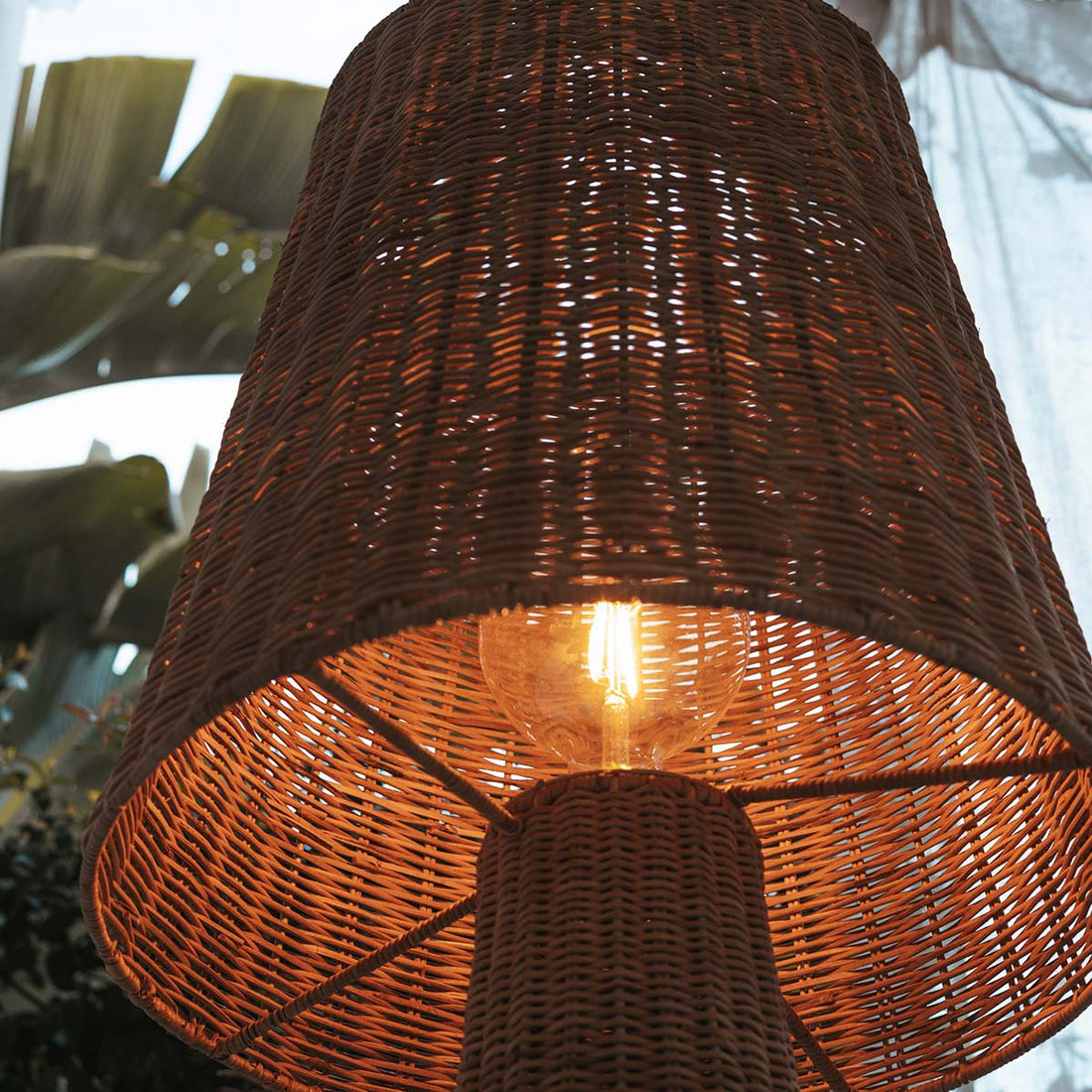 Stehlampe Lola 165 Nature aus Naturfasern