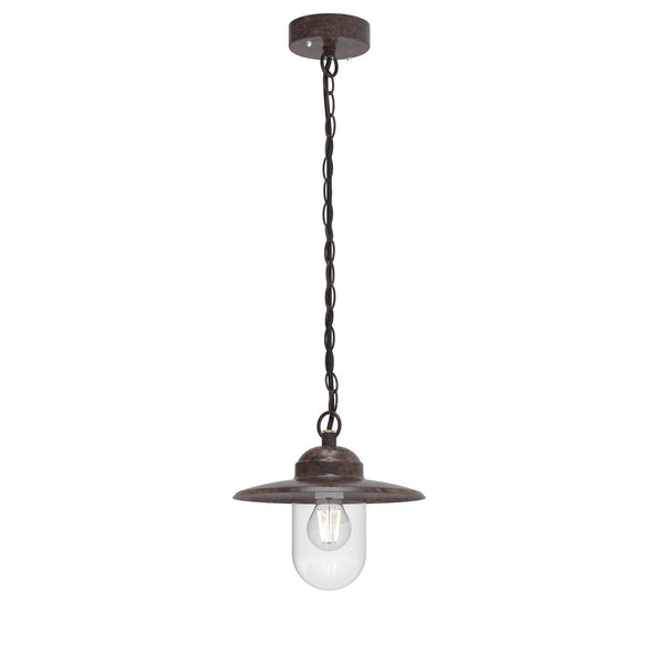Suspension extérieure Luxembourg Outdoor rouille, verre, IP33