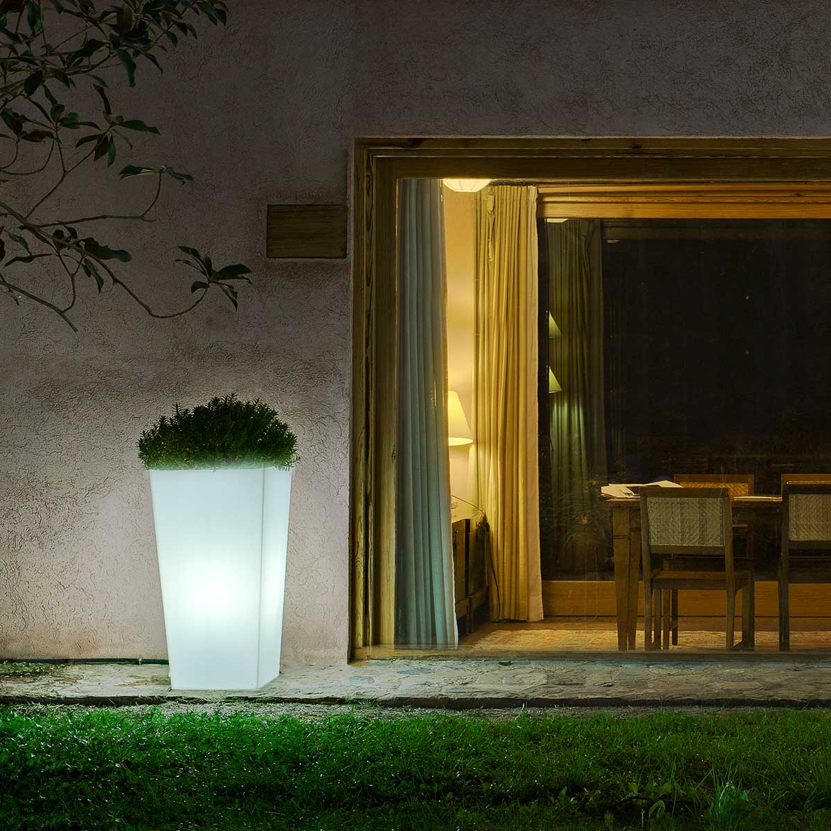 Jardinière lumineuse trapézoïdale Melisa