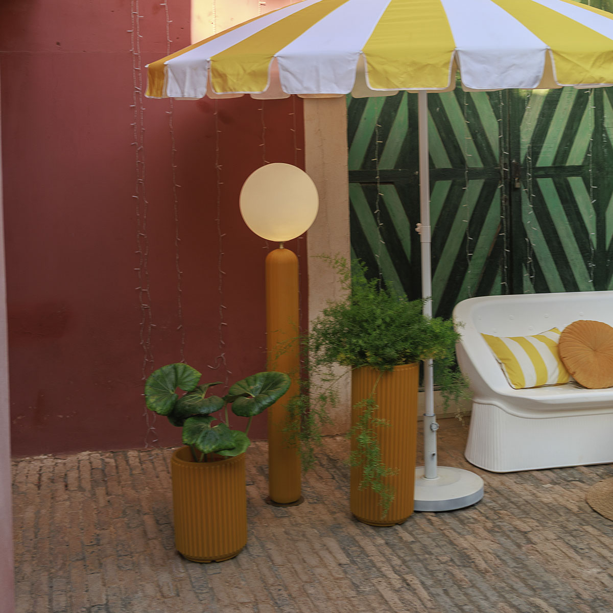 Lampadaire Mónica 150, style Art déco