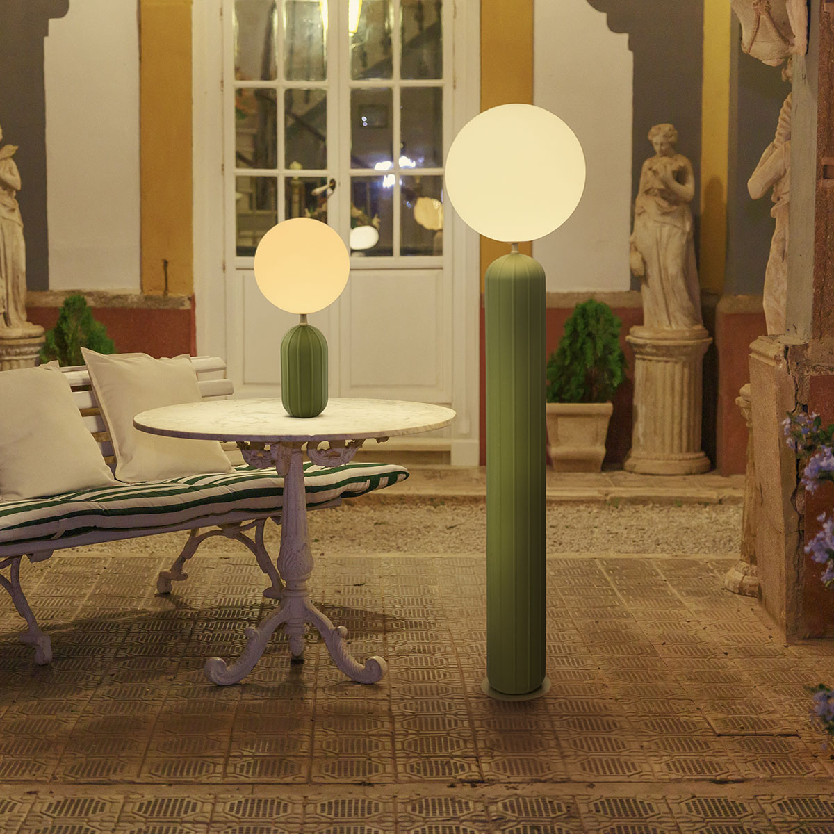 Lampadaire Mónica 150, style Art déco