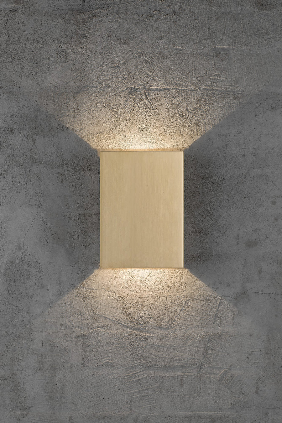 Applique extérieure LED Fold 15, IP54, cuivre / laiton
