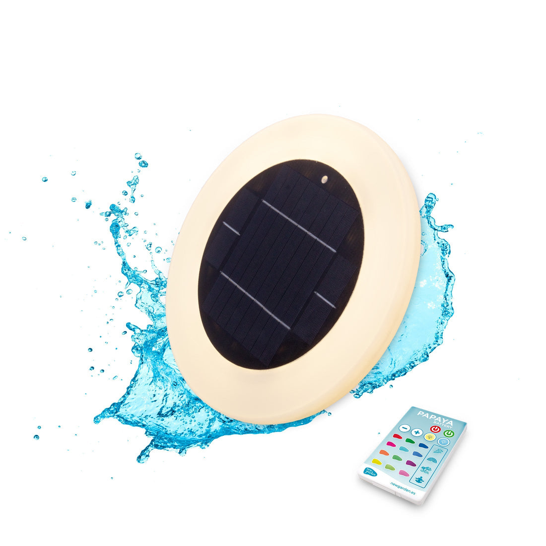 Kabellose Solar-Poolleuchte Papaya 30