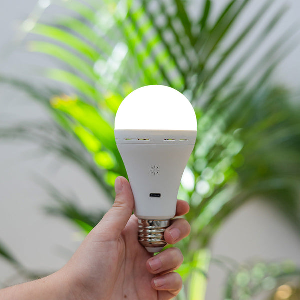 Tragbare wiederaufladbare E27-Lampe Lapera