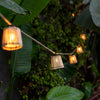 Okinawa Outdoor-Lichterkette aus Bambus