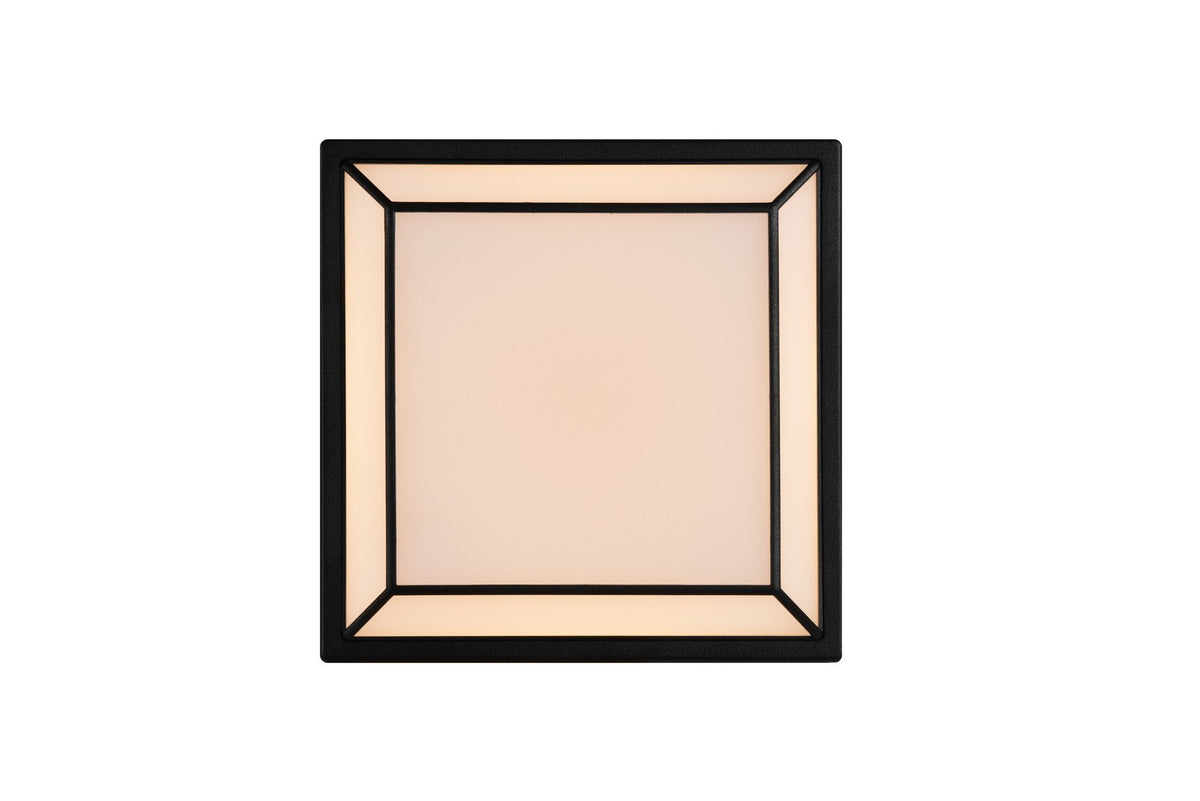 Détail du cadre noir et du liseré lumineux périphérique du diffuseur