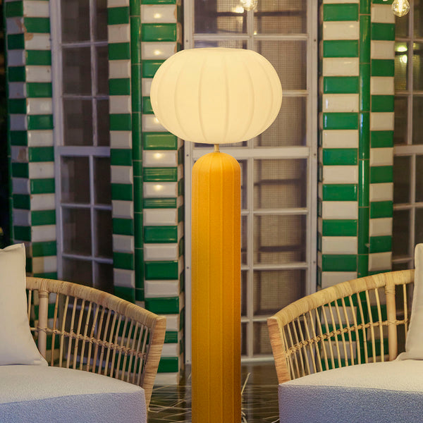 Solar-Stehleuchte Rachel 145, Art-déco-Stil