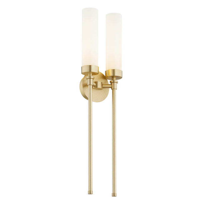 Wandleuchte Preston, 2-flammig