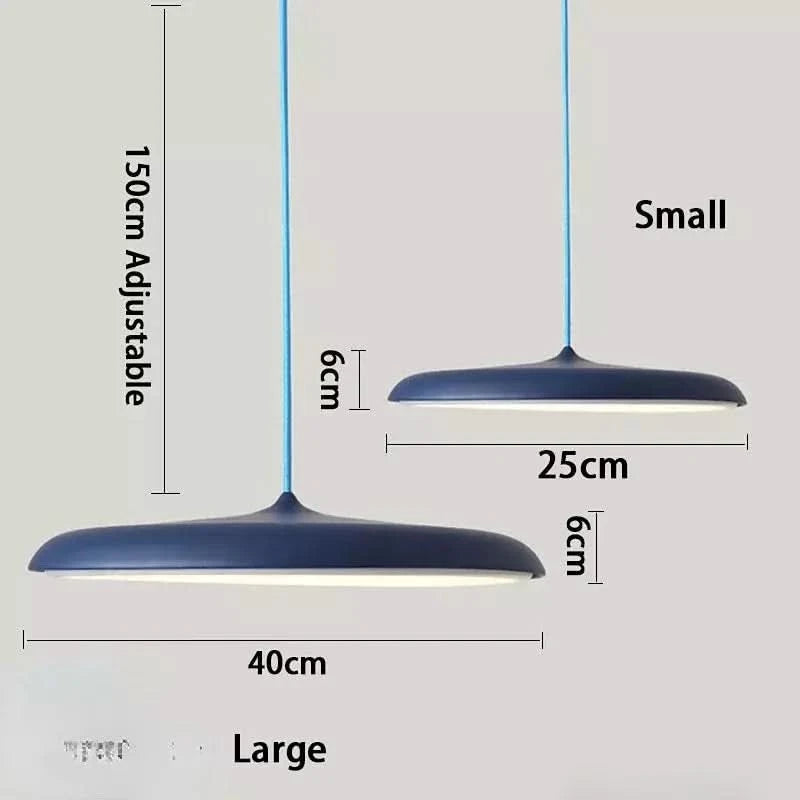 Schéma technique montrant diamètre 25 cm et 40 cm de la suspension.