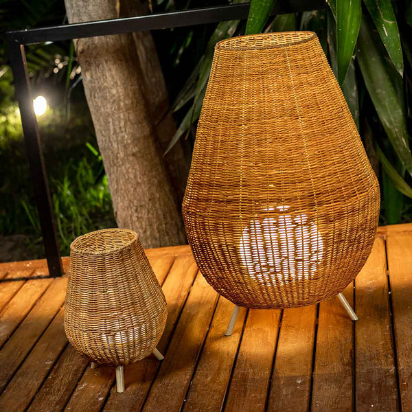 Dekorative Lampe Saona 70 aus Naturfasern
