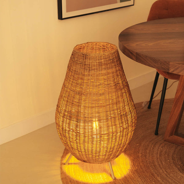 Dekorative Lampe Saona 70 In and Out aus Naturfasern