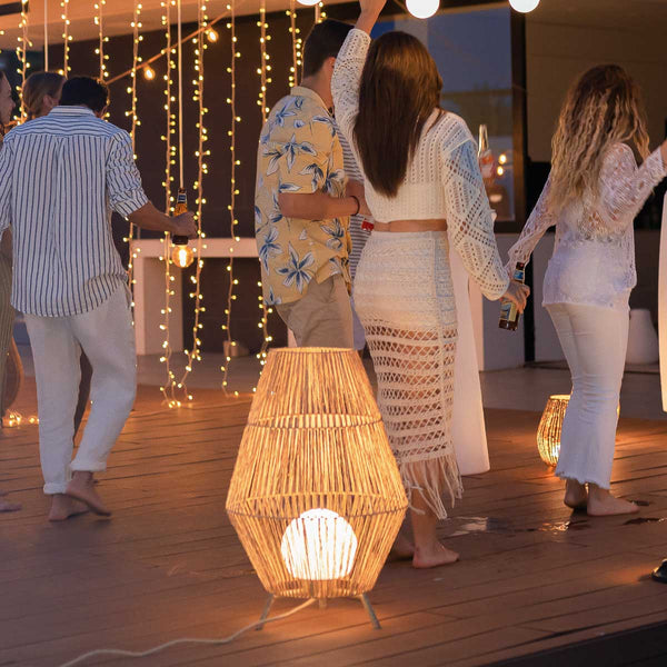 Deko-Lampe Sisine 70 aus Naturfasern
