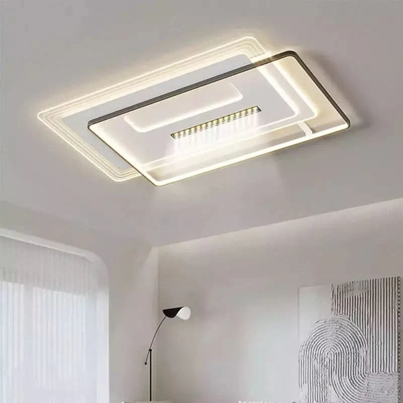 Quadratische Deckenleuchte Wohnzimmer | Gorlen