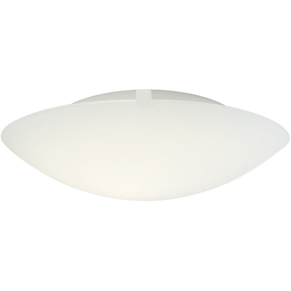 Plafonnier Standard blanc, verre