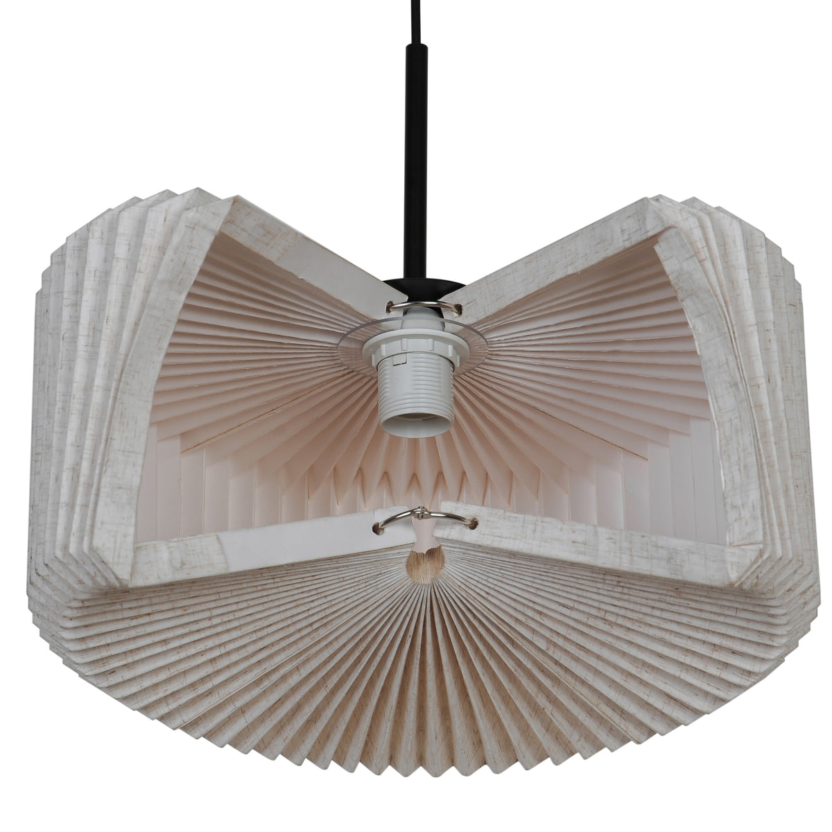Suspension Vivienne 40 noire, tissu