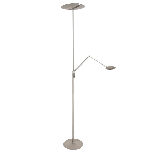 Stehlampe Zenith2 silberfarben