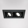 Moderner Spot aus Metall, schwarz