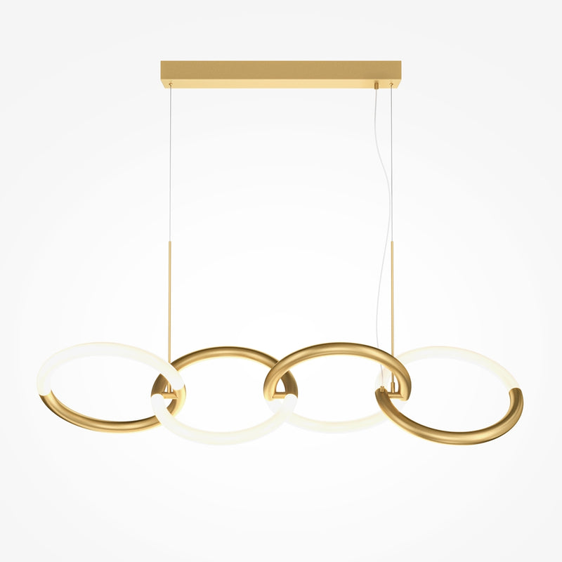 Node Pendelleuchte goldfarben