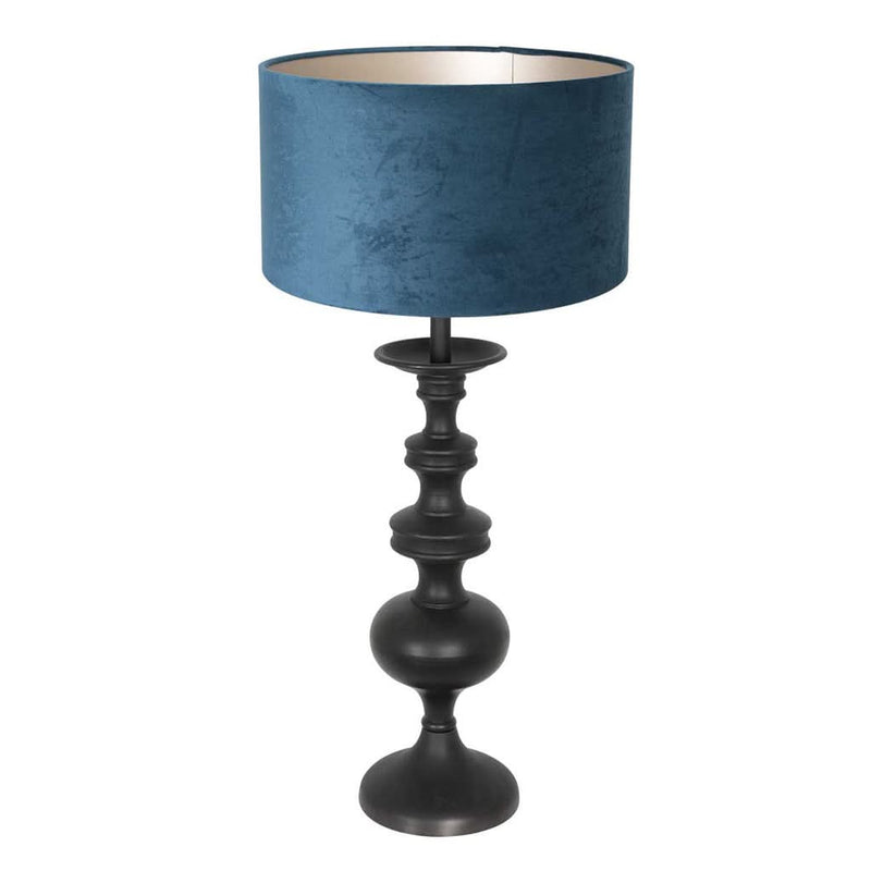 Klassische Lampe Schwarz Blau