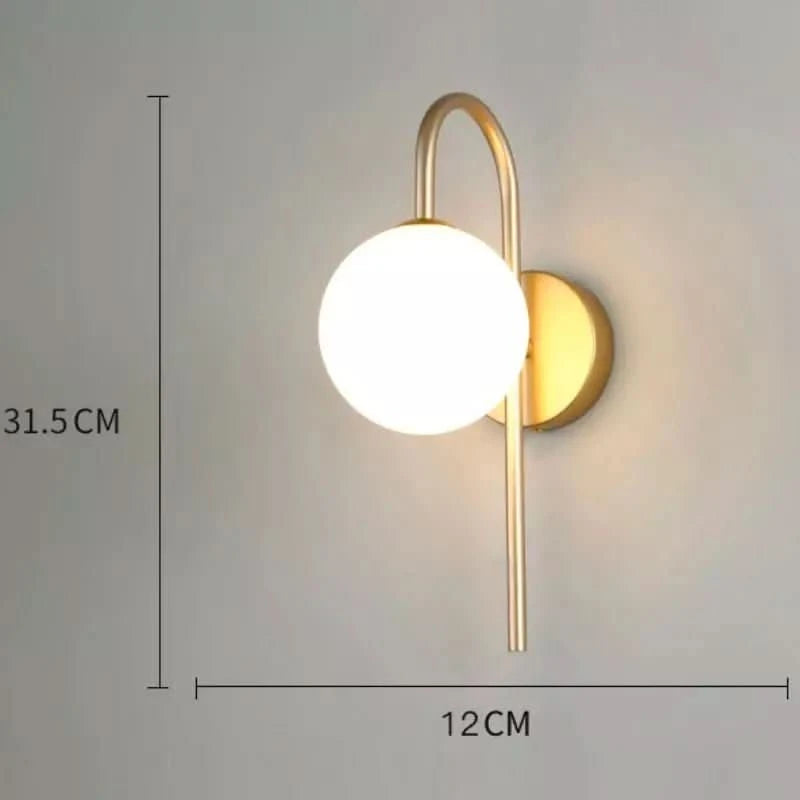 Schéma coté du luminaire : hauteur 31,5 cm et largeur 12 cm