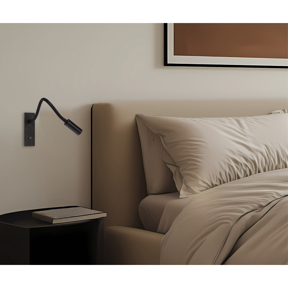 Applique Encastrable ZAMBELIS 3W  DESIGN Noir H69