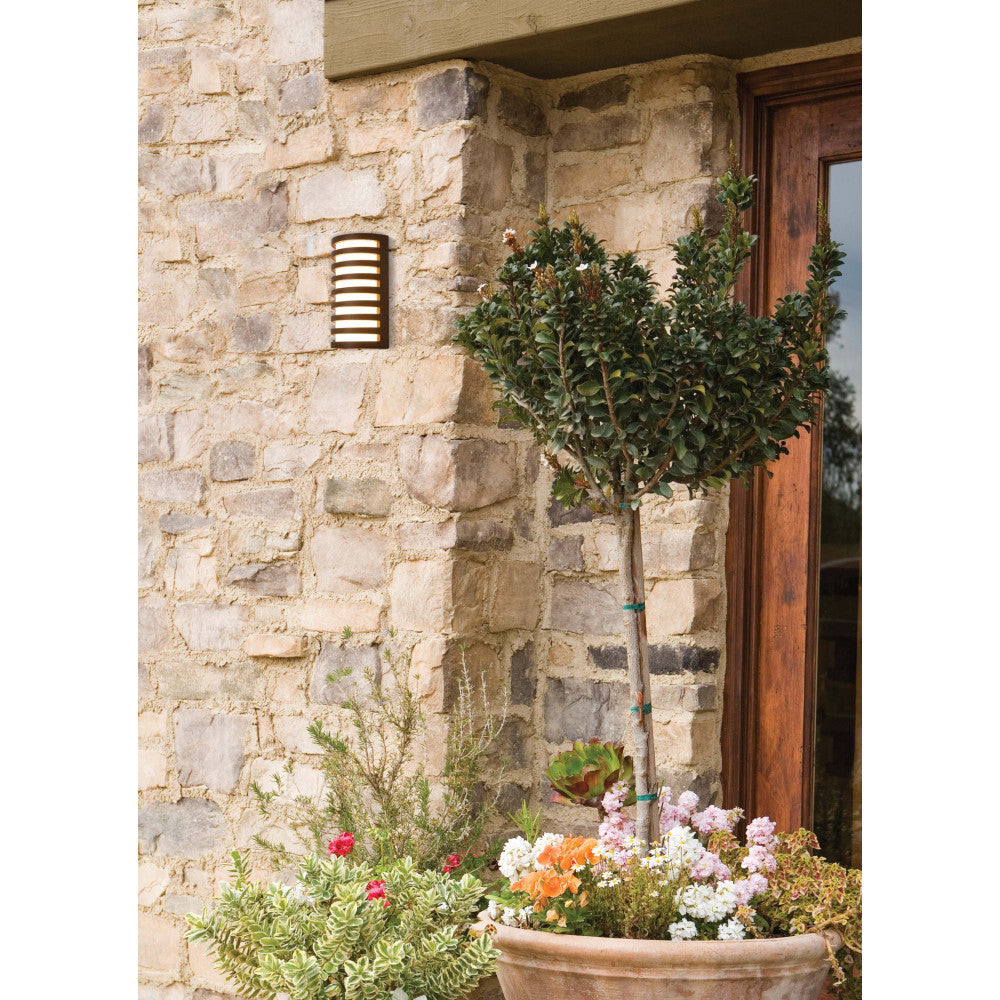 Applique Exterieure ZAMBELIS 10W IP65 DESIGN Marron E341