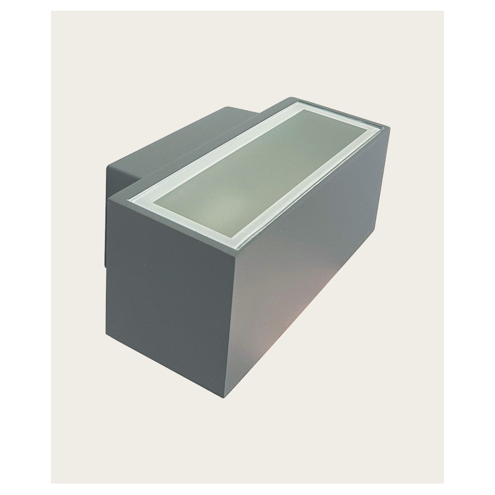 Applique Exterieure ZAMBELIS Direct/Indirect E27 IP44 DESIGN Graphite Sans Source E146