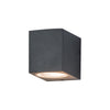 Applique Exterieure ZAMBELIS GU10 IP54 DESIGN Graphite Sans Source E123