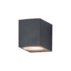 Applique Exterieure ZAMBELIS GU10 IP54 DESIGN Graphite Sans Source E123