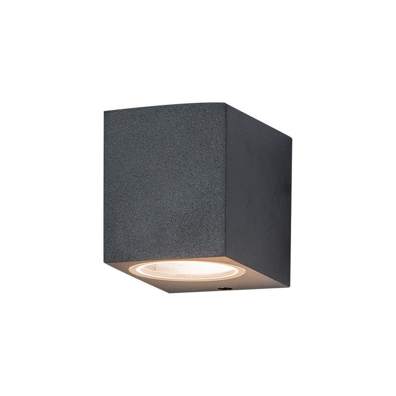 Applique Exterieure ZAMBELIS GU10 IP54 DESIGN Graphite Sans Source E123