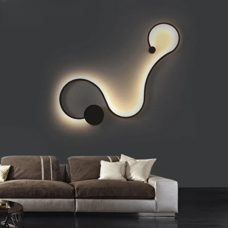 LED-Design-Wandleuchte aus Eisen | Zula