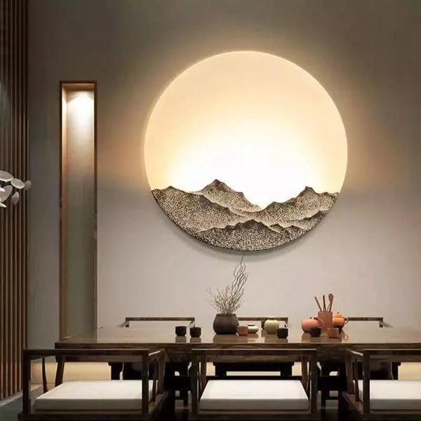 Applique Murale Art Déco Chinoise | Lumière Sereine